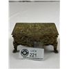 Image 2 : Small Brass Jewelry Casket