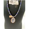 Image 2 : Very Nice Navajo Lapis And Turquoise Necklace And Pendant