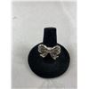 Image 2 : Unique.925 Bow Ring. Size 6.5