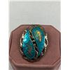 Image 2 : Lovely .925 Siam Blue Enamal Brooch/Pendant 13.2 gr