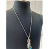 Image 2 : Chain and Wofl Pendant.Marked .925, But Believed to be Plated