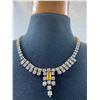 Image 2 : Fabulous 1940's Rhinestone Necklace