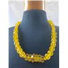 Image 2 : Fabulous Canary Yellow1930's-40's Crystal Necklace
