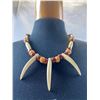 Image 2 : Vintage Bone Claw Necklace