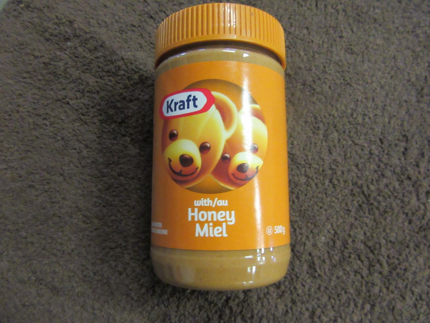KRAFT HONEY PEANUT BUTTER (500 G) PER JAR