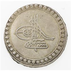 TURKEY: Mustafa III, 1757-1774, AR kurush, Islambul, AH1171 year 9. EF
