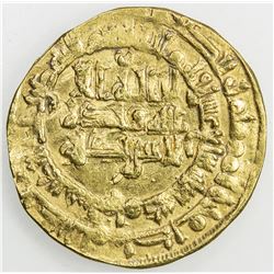 SAMANID: Nasr II, 914-943, AV dinar (2.66g), al-Muhammadiya, AH317, VF-EF