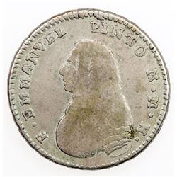 MALTA: Emmanuel Pinto, 1741-1773, AR scudo, 1764. F