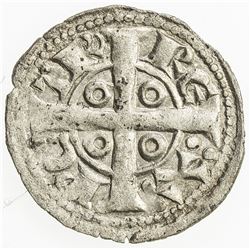 BARCELONA: Pedro I, 1196-1213, AR obolo, Barcelona. EF
