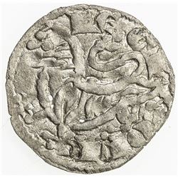 CASTILE & LEON: Fernando III, 1217-1252, BI dinero (0.66g), Burgos. VF