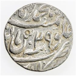 MUGHAL: Muhammad Shah, 1719-1748, AR rupee (11.41g), Muhammadabad Banaras, year 29. AU