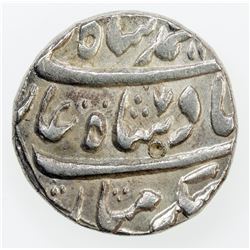 MUGHAL: Muhammad Shah, 1719-1748, AR rupee (11.34g), Muhammadabad Banaras, year 30. AU