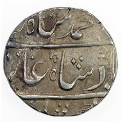 MUGHAL: Muhammad Shah, 1719-1748, AR rupee (11.66g), Ujjain, AH114x year 15. EF
