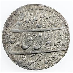 AWADH: Amjad Ali Shah, 1842-1847, AR rupee (11.08g), Lucknow, AH1258 year one (ahad), EF
