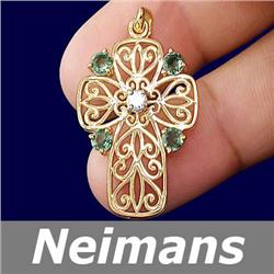 Certified 4.00 ct Ruby & VS Diamond Pendant 14k