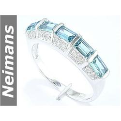 Vintage 7.75 ct Multi Gemstone & Diamond Ring 14kt Gold