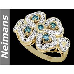 Vintage Deco .75 ct Quality VS Diamond Ring 14kt Gold