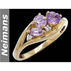 USGL Certified 3.25 ct Emerald & VS Diamond Ring 14kt