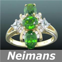 Fine Gem Certified 1.00 ct Tanzanite & VS Diamond Ring