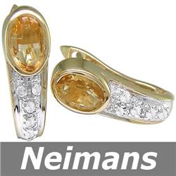 Fine Gem 2.00 ct USGL Certified Ruby Earrings 14kt Gold