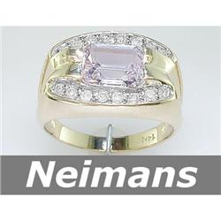 Certified 1.00 ct VS-F Diamond Playboy Pendant 14K Gold