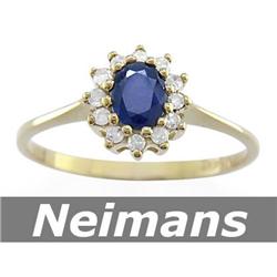 Gem Certified 1.75 ct Tanzanite & Diamond Ring 14K Gold