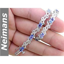 USGL Certified 8.25 ct Sapphire & Diamond Ring 14K Gold