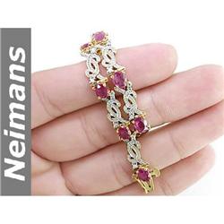 Gem Certified 1.00 ct Emerald & Sapphire Ring 14kt Gold