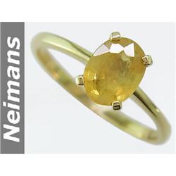 Certified 1.25 ct Green Sapphire Stud Earrings 14k Gold