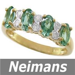 Vintage 3.00 ct Yellow Sapphire & Diamond Ring 14k Gold