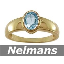 Certified .75 ct Blue Sapphire & Diamond Ring 14kt Gold