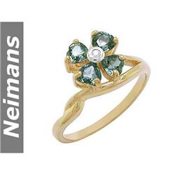 Top Gem 2.25ct Certified Yellow Sapphire & Diamond Ring