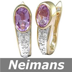 Vintage 4.75ct Certified Sapphire & VS Diamond Ring 14k