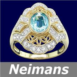 Certified 1.50 ct Pink Tourmaline & VS Diamond Ring 14k