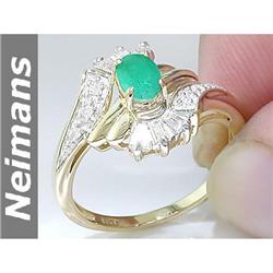 Vintage 2.50 ct Certified Blue Zircon & VS Diamond Ring