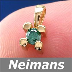 USGL Certified 4.75 ct Gem Emerald Pendant 14kt Gold