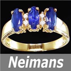 Men's 5.50 ct Emerald & VS Diamond Gents Ring 14K Gold