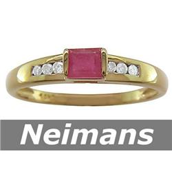 .50 ct Ruby & Diamond Ring 14kt Gold CERTIFIED