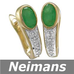 8.25 ct Blue Topaz & Diamond Pendant 14kt Gold