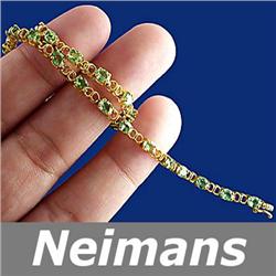 Certified 2.00 ct Chrome Diopside & Diamond Ring 14kt