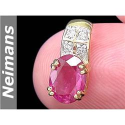 Gem Certified 1.25 ct Ceylon Sapphire Stud Earrings 14k