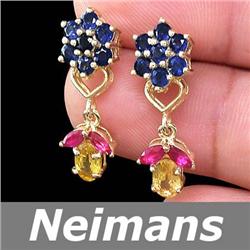 7.75 ct Chrome Diopside & Diamond Bracelet 14kt