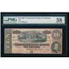 Image 1 : 1864 $10 T-68 Confederate PMG 58