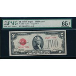 1928D $2 Legal Tender Note PMG 65EPQ