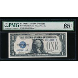 1928D $1 Silver Certificate PMG 65EPQ