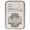 Image 1 : 1881-O $1 Morgan Silver Dollar Coin NGC MS65