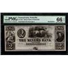Image 1 : 1841 $2 Pottsville PA Bank Note PMG 66EPQ
