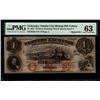 Image 1 : 1857 $1 Omaha City NE Note PMG 63