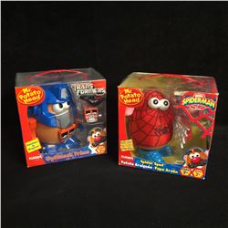 2X MR POTATO HEAD (TRANSFORMERS & SPIDERMAN)