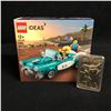 Image 1 : LEGO BUILDING TOY AND PIKACHU GOLD COLLECTIBLE CARD